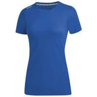 T-shirt running manches courtes femme - Jako - Run 2.0 Bleu