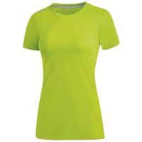 T-shirt running manches courtes femme - Jako - Run 2.0 Vert fluo