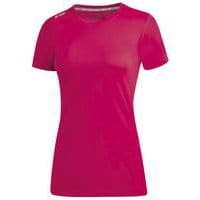 T-shirt running manches courtes femme - Jako - Run 2.0 Rose