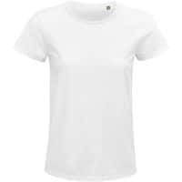 Tee-shirt personnalisable femme coton organique bio Jersey 150 BLANC