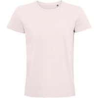 Tee-shirt personnalisable coton organique bio Jersey 175 ROSE PÂLE