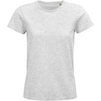 Tee-shirt personnalisable femme coton organique bio Jersey 175 BLANC CHINÉ