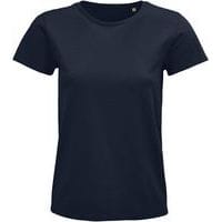 Tee-shirt personnalisable femme coton organique bio Jersey 175 FRENCH MARINE