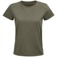Tee-shirt personnalisable femme coton organique bio Jersey 175 KAKI