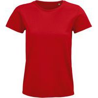 Tee-shirt personnalisable femme coton organique bio Jersey 175 ROUGE