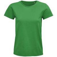 Tee-shirt personnalisable femme coton organique bio Jersey 175 VERT PRAIRIE