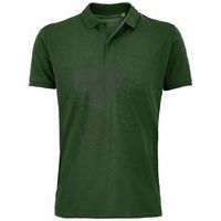 Polo personnalisable coton organique bio VERT BOUTEILLE