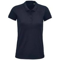 Polo personnalisable femme coton organique bioFRENCH MARINE