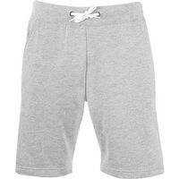 Short personnalisable homme en coton GRIS CHINÉ 2