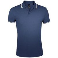 Polo personnalisable homme en coton peignéFRENCH MARINE/B