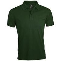 Polo personnalisable homme prime en polyester VERT BOUTEILLE