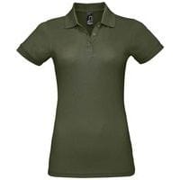 Polo personnalisable femme prime en polyester ARMY