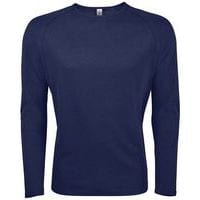 Tee-shirt personnalisable manche longue deSport homme en polyesterFRENCH MARINE