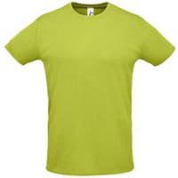 Tee-shirt personnalisable de sport en polyester VERT POMME