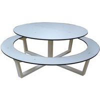 Table banc circulaire