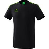 T-Shirt - Erima - 5-c essential enfant noir /green gecko