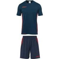 Set maillot/short Score MC Marine/Rouge Uhlsport