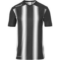 Maillot MC Stripe 2.0 Noir/Blanc UHLSPORT