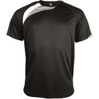 Tee-shirt Wave PES Noir/Blanc/Gris