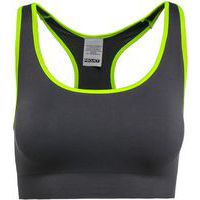 Brassière Sport Gris/Jaune Tech