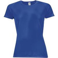 Tee-shirt personnalisable multitech PESFéminin bleu royal