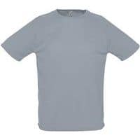 Tee-shirt personnalisable multitech PESFéminin gris