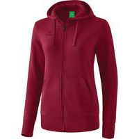 Veste sweat à capuche - Erima - femme bordeaux