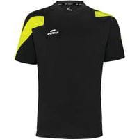 Tee-shirt action - Eldera - noir/jaune fluo