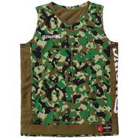 Maillot basket réversible enfant - spalding - camo kaki