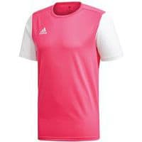 Maillot Estro 19 MC rose/blanc Enfant ADIDAS