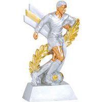 Trophée argent football - 11cm