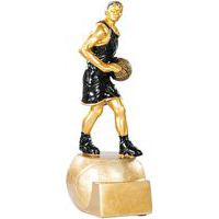 Trophée résine joueur basket - 20cm