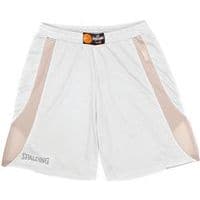 Short basket - Spalding - Jam blanc gris