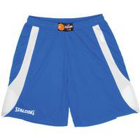 Short basket - Spalding - Jam bleu royal blanc