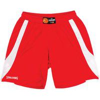 Short basket femme - Spalding - Jam rouge blanc