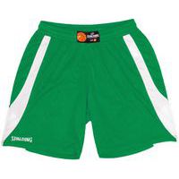 Short basket femme - Spalding - Jam vert blanc