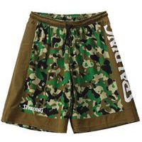 Short basket réversible enfant - spalding - camo kaki