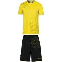 Set maillot et short de foot - Uhlsport - Score 26 Jaune Citron/Noir