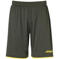 Short Club Enfant - Uhlsport - Kaki/Jaune Fluo