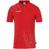 Polo polycoton - Uhlsport - Score 26 Rouge/Blanc