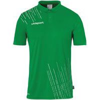 Polo polycoton Enfant - Uhlsport - Score 26 Vert/Blanc