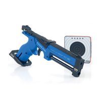 Pistolet laser et petite cible de tir bleu Casal Sport