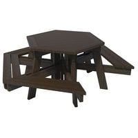 Table-bancs Gala PMR 1 fauteuil plastique recyclé Espace Urbain