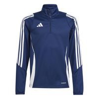 Sweat 1/2 zip d'entraînement enfant Tiro 24 Bleu foncé Adidas