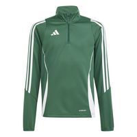 Sweat 1/2 zip d'entraînement enfant Tiro 24 Vert Adidas