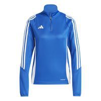 Sweat 1/2 zip d'entraînement femme Tiro 24 Bleu Adidas