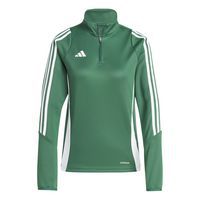 Sweat 1/2 zip d'entraînement femme Tiro 24 Vert Adidas