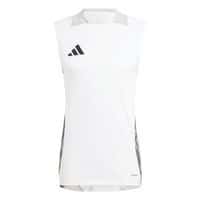 Maillot sans manche Tiro 24 compétition Blanc Adidas