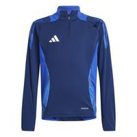Sweat 1/2 zip d'entraînement enfant Tiro 24 compétition Bleu foncé Adidas