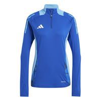 Sweat 1/2 zip d'entraînement femme Tiro 24 compétition Bleu Adidas